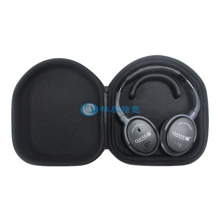 lt-138 黑色 EVA耳機包內部使用圖